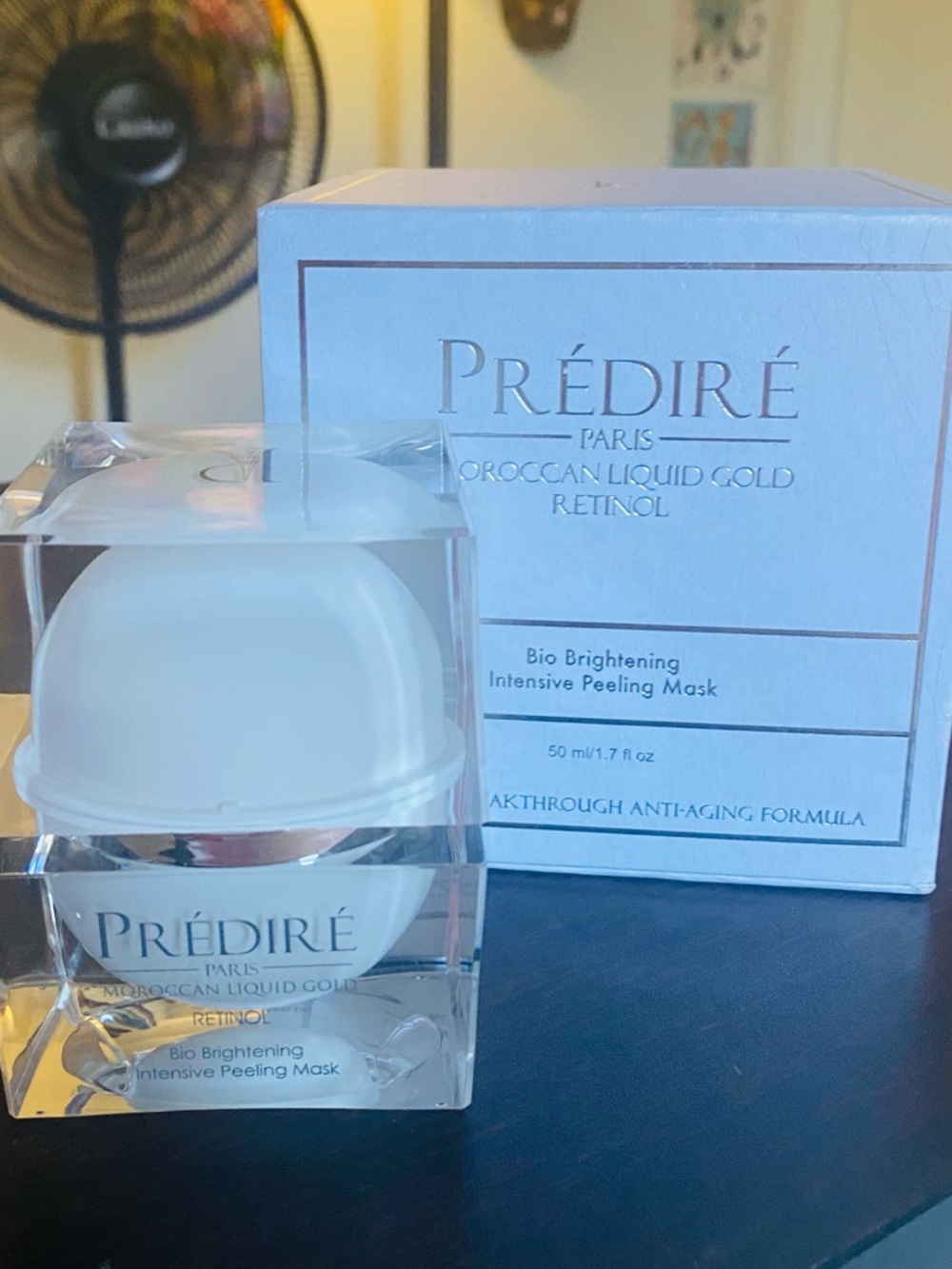 NIB Predire Paris Moroccan Gold Retinol Brightening Intensive Peeling Mask 1.7oz